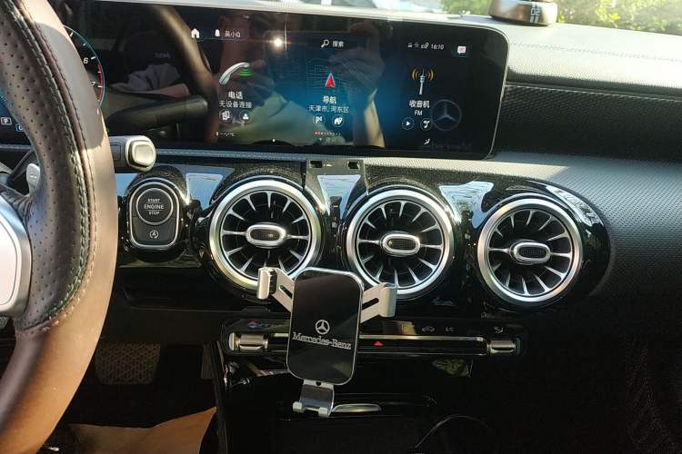 Used Mercedes-Benz A-Class 2020 A 200 L Sport Sedan Audio And AC Panel