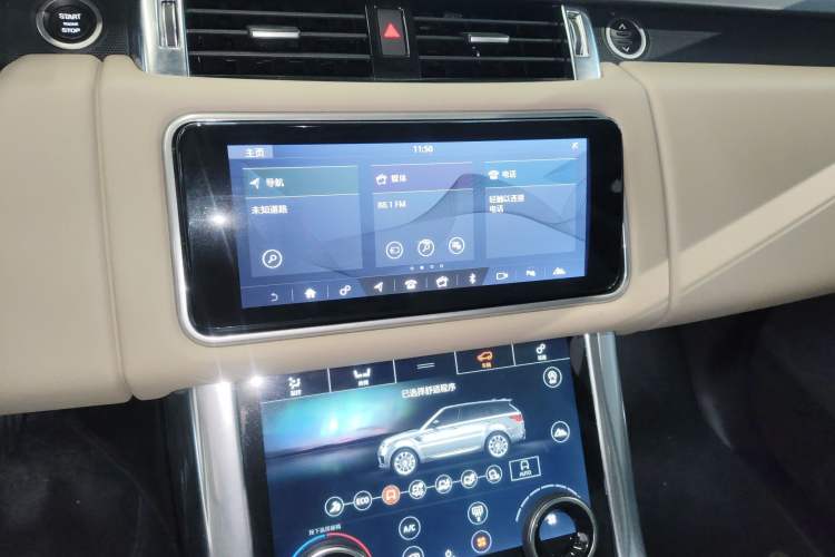 Used Land Rover Range SportNew Energy 2021 P400e SE Audio And AC Panel