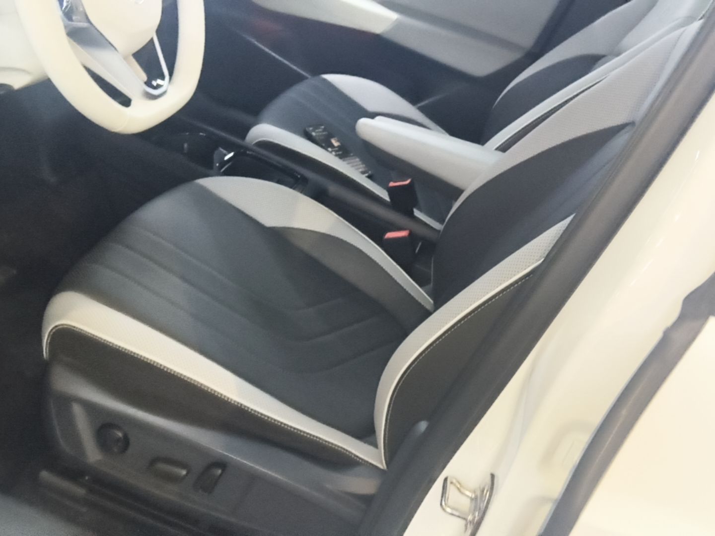 Vordere Reihe im Auto