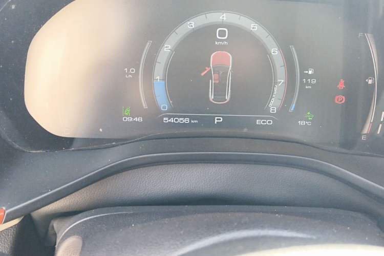 Used Haval LHERY 2021 High-Performance Version 1.5T Golden Rabbit Odometer Close Up