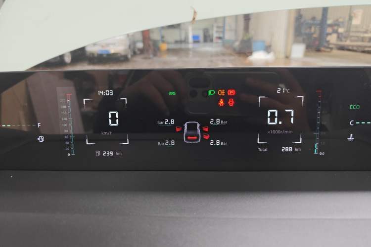 Used CHANGAN Eado 2025 Blue Whale 1.5T 500Bar Prestige Model Instrument Cluster