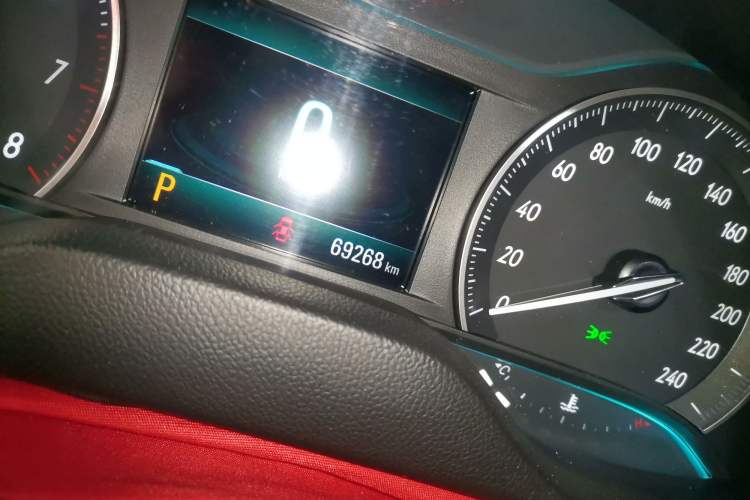 Used Buick GT 2021 Revised Version Flagship 1.5L Automatic Elite Edition Odometer Close Up