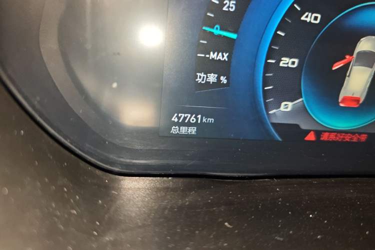 Used BAIC New Energy EC3 2019 Dynamic Edition Odometer Close Up