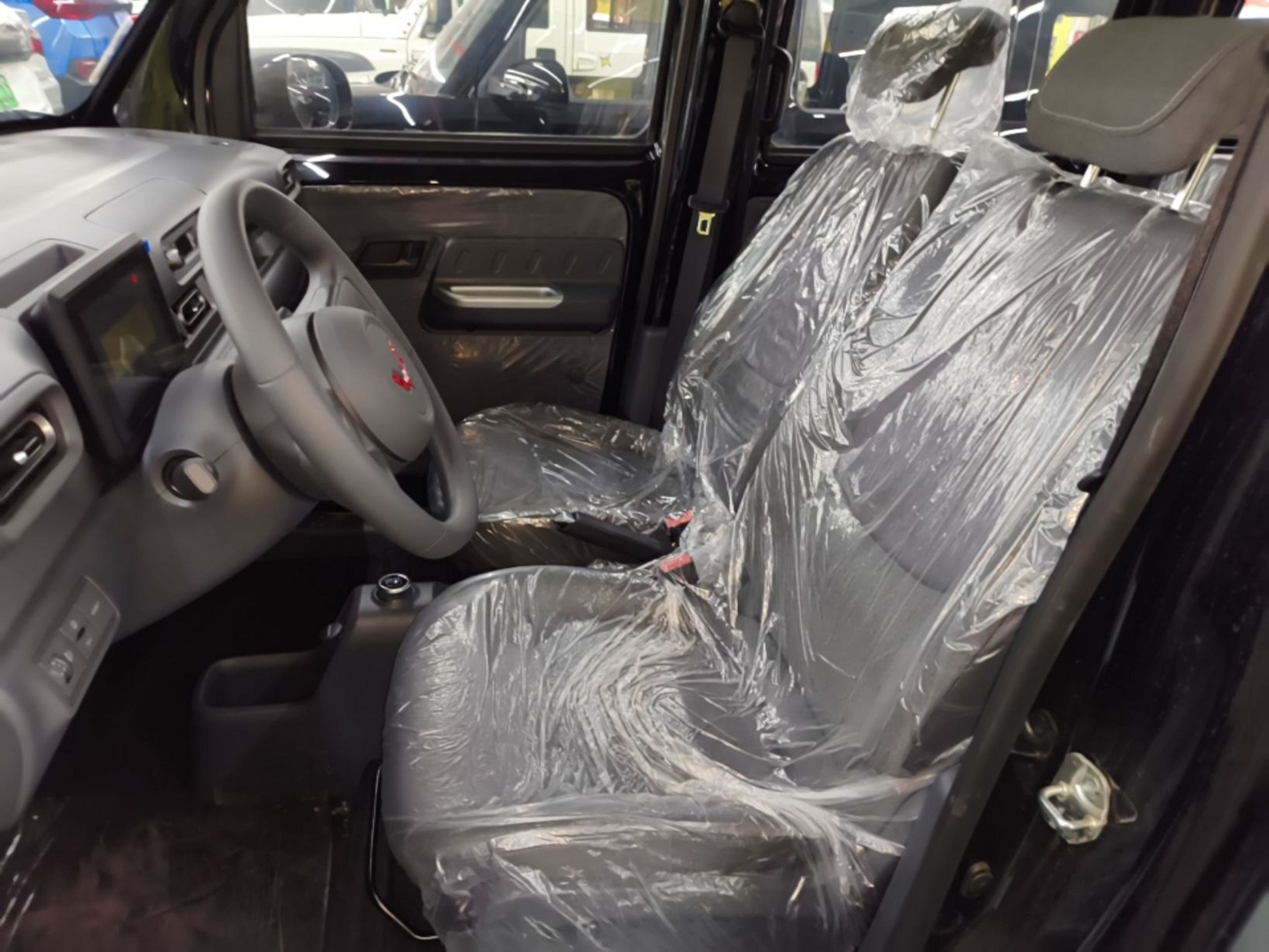 Vordere Reihe im Auto