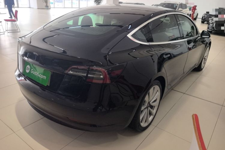 Used Tesla Model 3 2019 Standard Range Rear-Drive Upgraded Version Rear Right 45 Deg