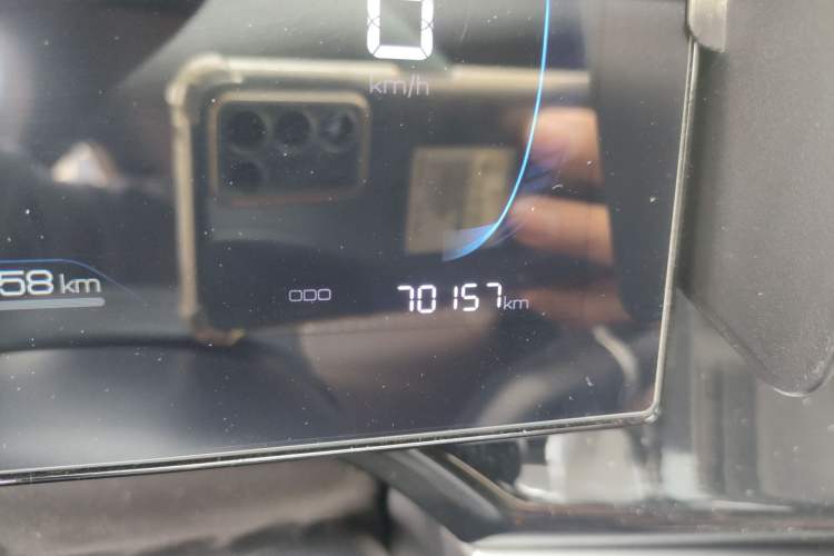 Used BYD Qin PLUS 2023 Champion Edition DM-i 55KM Superior Model Odometer Close Up