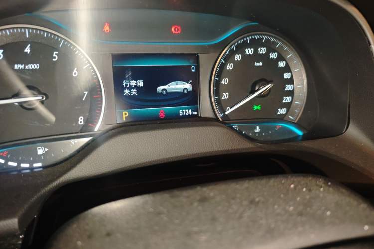 Used Buick GT 2021 Revised Version Flagship 1.5L Automatic Elite Edition Odometer Close Up