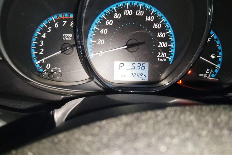 Used Toyota YARiS L Zhi Xuan 2016 Revised 1.5E CVT Charming Edition Odometer Close Up