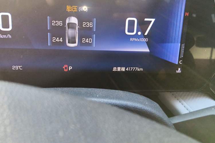 Used Chevrolet Monza 2023 1.5L Dual-Clutch Enjoyment Edition Odometer Close Up