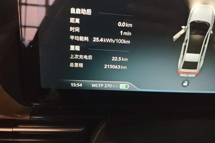 Used XPeng P5 2021 460G+ Odometer Close Up