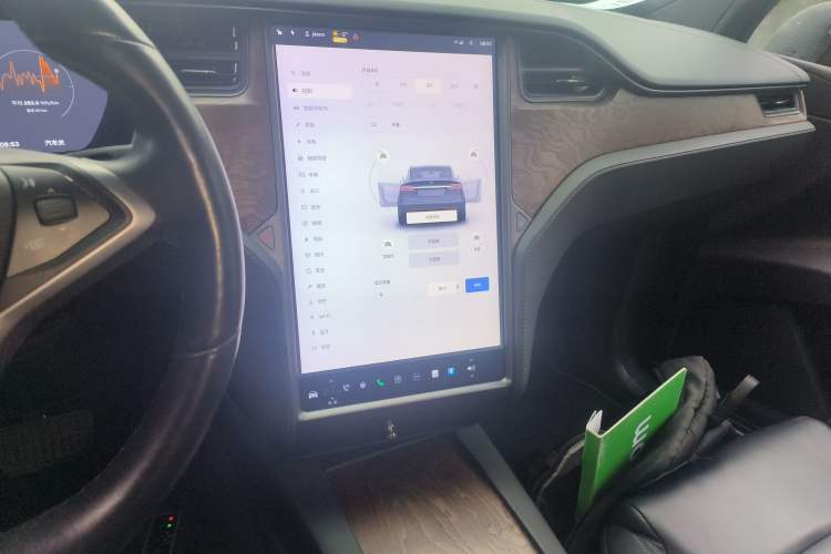 Used Tesla Model X 2019 Long-Range Version Audio And AC Panel