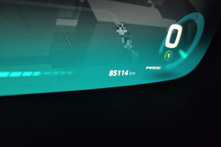 Used Roewe RX5 New Energy 2017 ERX5 EV400 Electric Internet Supreme Edition Odometer Close Up