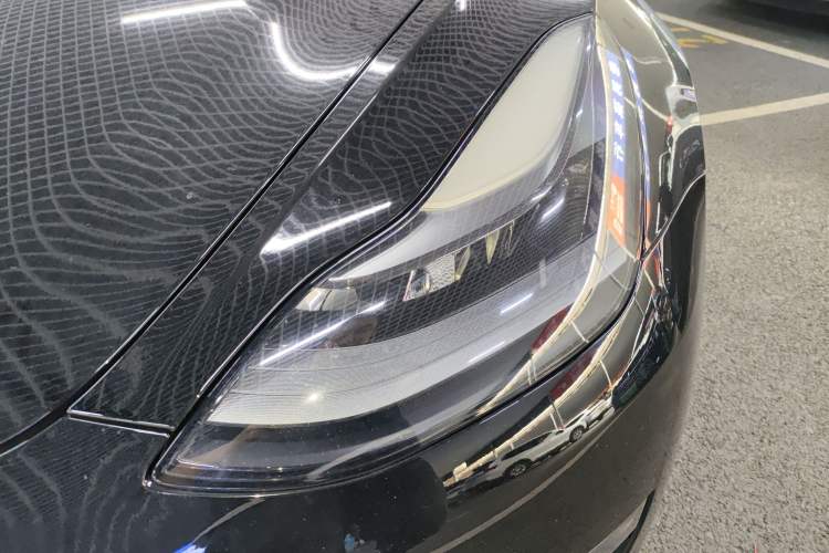 Used Tesla Model 3 2021 Performance High-Performance All-Wheel-Drive Version Left Front Headlight