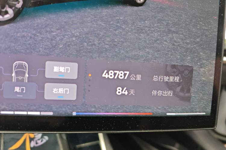 Used HiPhi Z 2023 Five-Seater Version Odometer Close Up