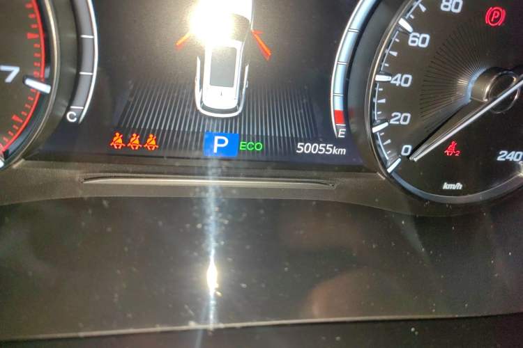 Used GAC Trumpchi GS5 2019 270T Automatic Luxury Edition Odometer Close Up