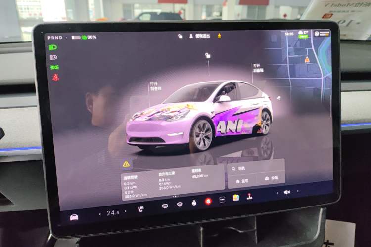 Used Tesla Model Y 2024 Rear-Wheel-Drive Version Instrument Cluster