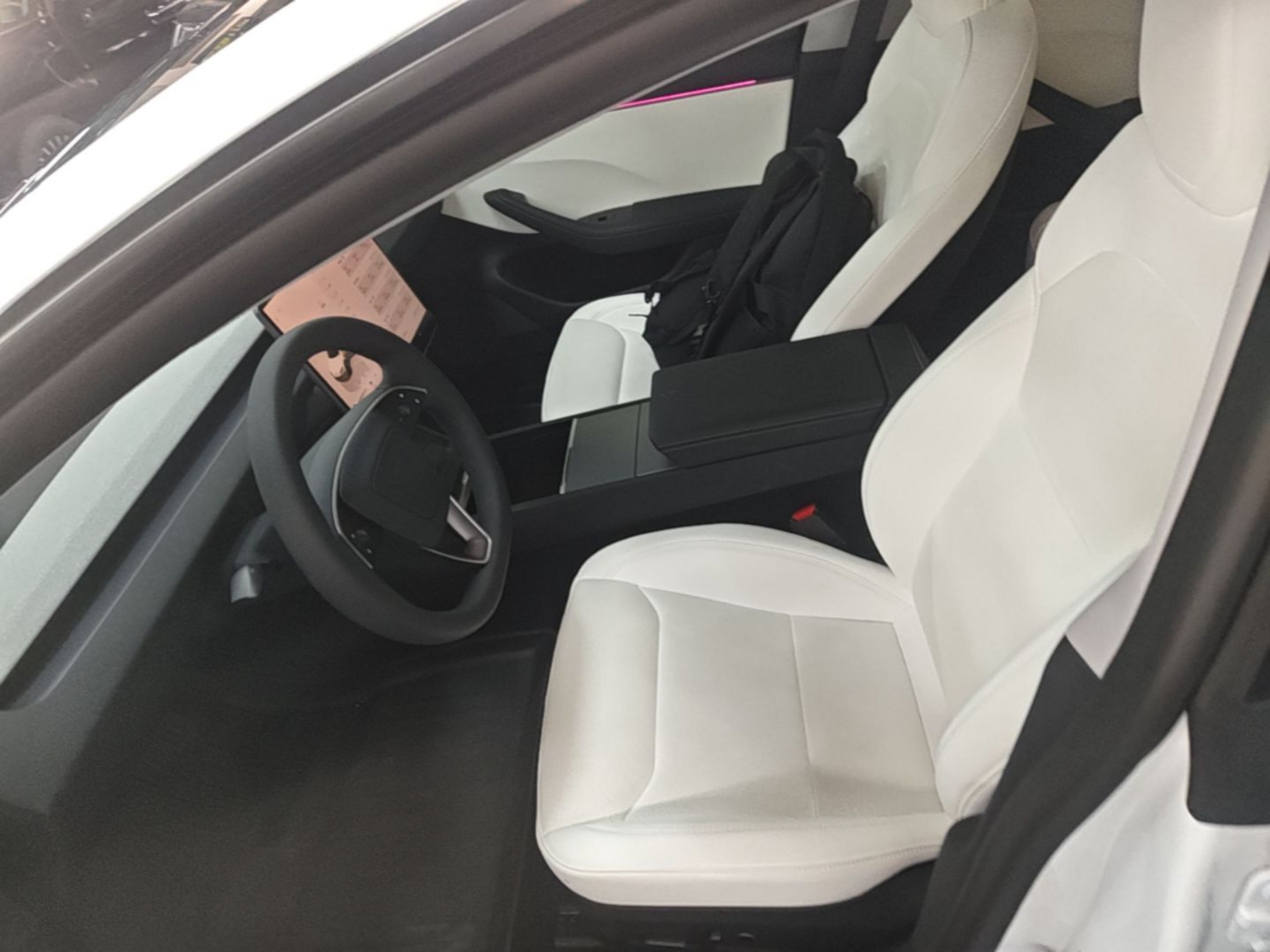 Vordere Reihe im Auto