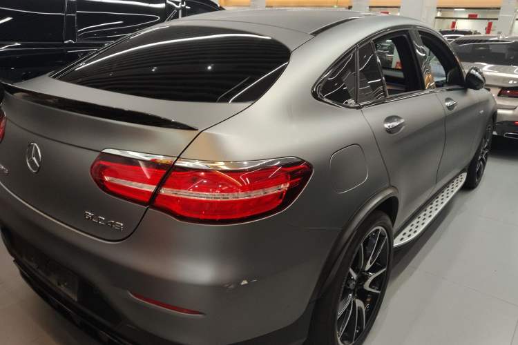 Used Mercedes-Benz GLC Coupe AMG 2017 AMG GLC 43 4MATIC Coupe SUV Rear Right 45 Deg