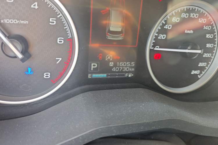 Used Subaru Forester 2021 2.0i Luxury Edition Odometer Close Up