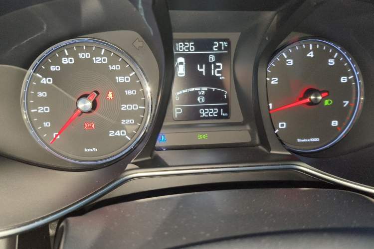Used MG 6 2019 20T Automatic Sport Edition Odometer Close Up