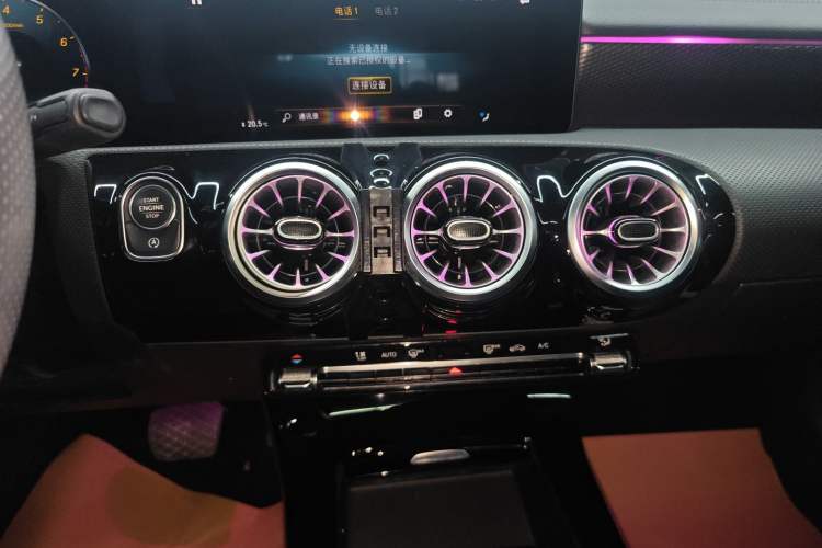 Used Mercedes-Benz A-Class 2022 Second Facelift A 200 L Sport Sedan Fashion Version Audio And AC Panel