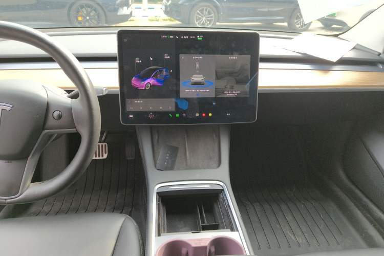 Used Tesla Model 3 2021 Standard Range Rear-Drive Upgraded Version Audio And AC Panel