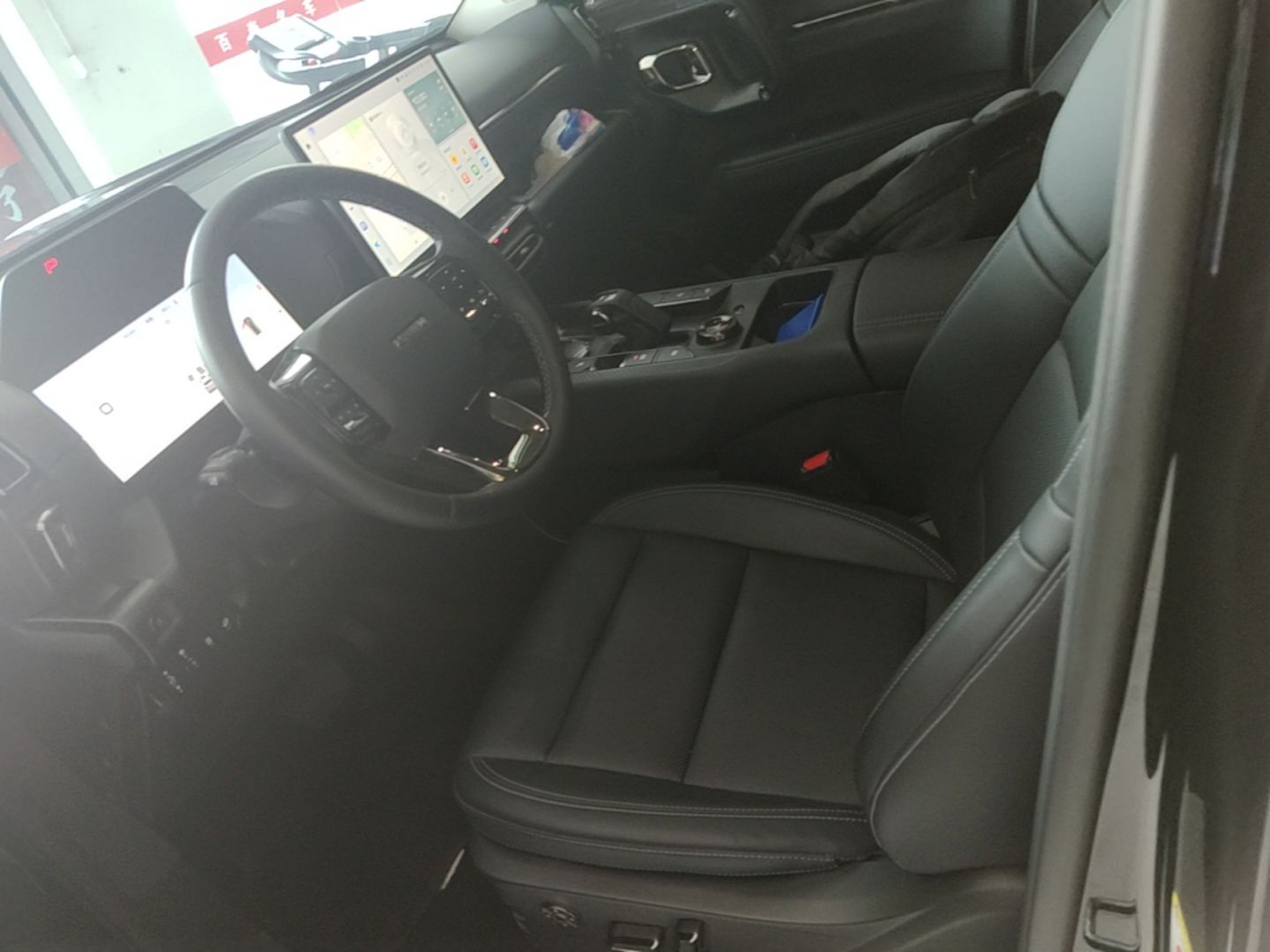 Vordere Reihe im Auto