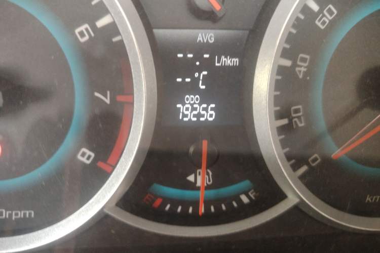 Used Suzuki Liana A6 2016 Hatchback 1.4L Manual Enjoyment Model Odometer Close Up