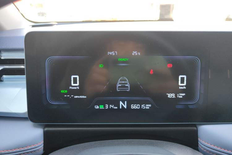 Used Geometry E Firefly 2023 401KM Linglong Tiger 5-Seater Instrument Cluster