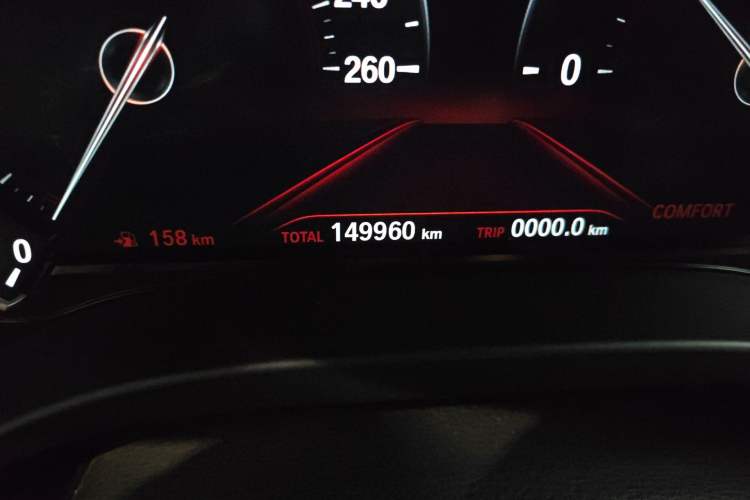 Used BMW X4 2019 xDrive25i M Sport Package Odometer Close Up