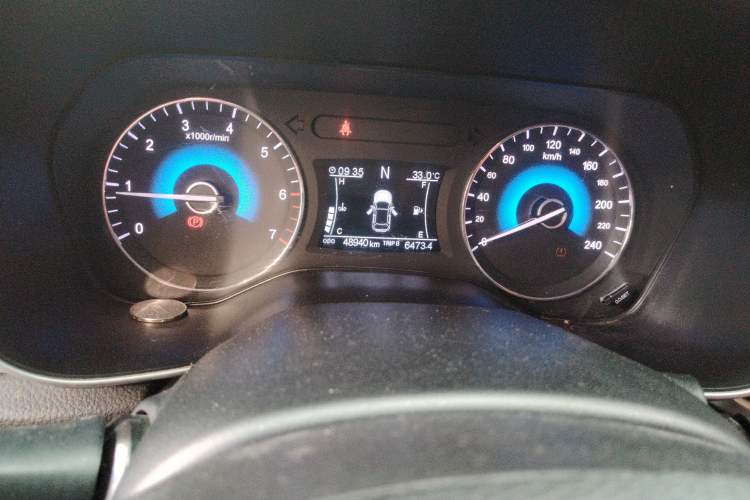 Used Dongfeng Fengon 580 2020 1.5T CVT Luxury Edition Odometer Close Up