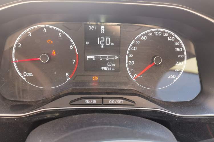 Used Jetta VS5 2021 280TSI Manual Entry-Level Trim Odometer Close Up