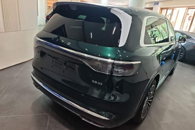 Used Hima AITO M8 2025 Extended-Range Max+ Version 53.4 kWh 5-Seater Edition Rear Right 45 Deg