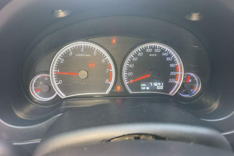 Used Haima Fumei 2014 Sedan 1.6L Manual Luxury Edition Odometer Close Up