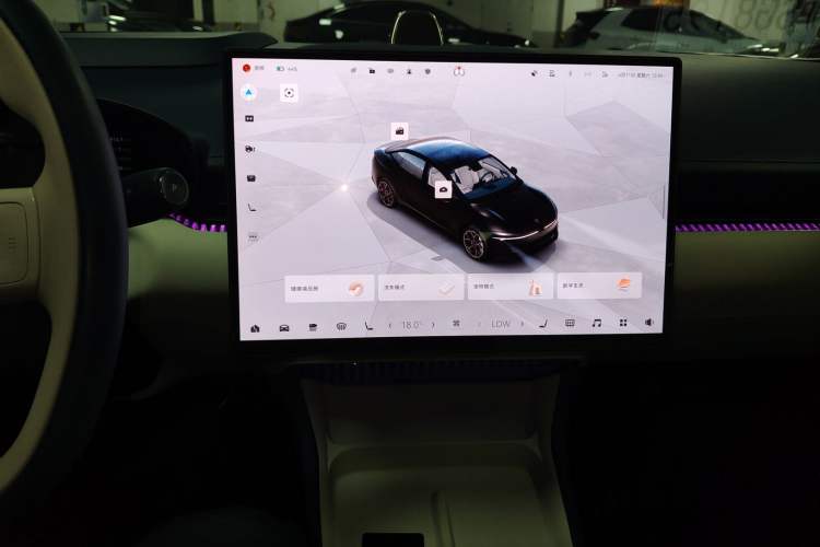 Used Zeekr 007 2024 Four-Wheel Drive Version 75 kWh Audio And AC Panel