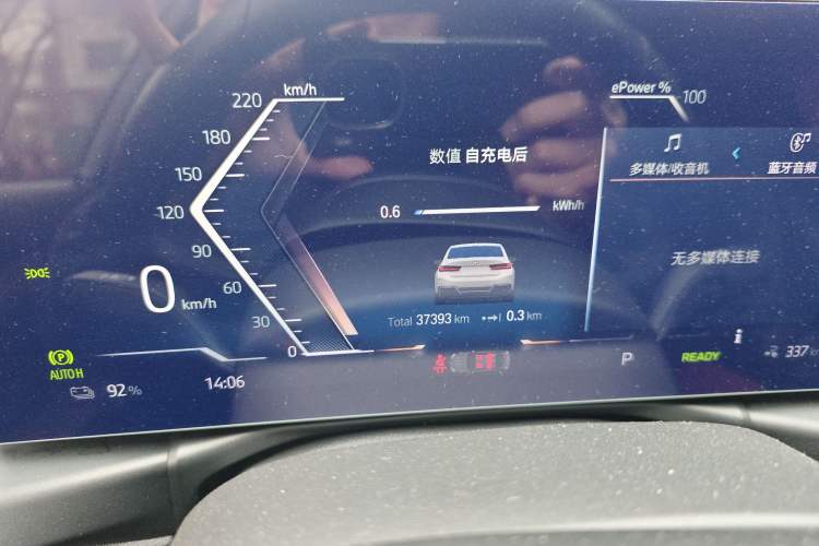 Used BMW i3 2023 eDrive 40 L Midnight Edition Odometer Close Up