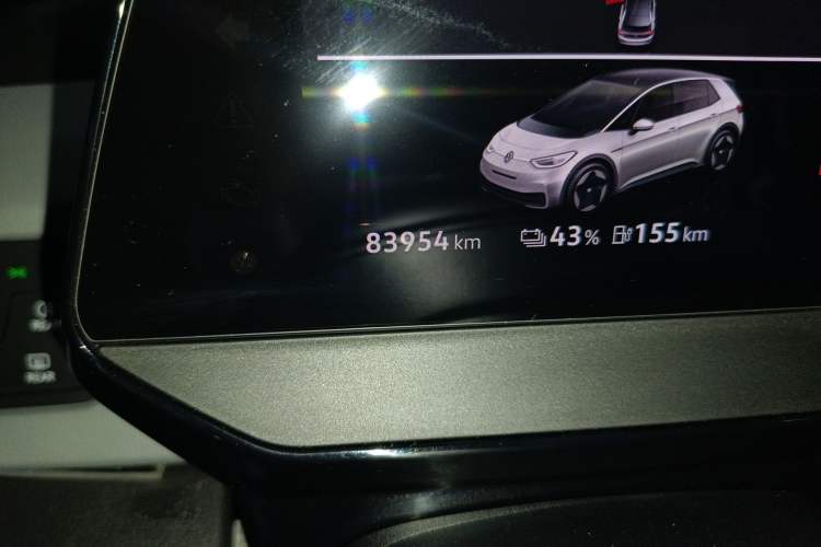 Used Volkswagen ID.3 2021 Pure Edition Odometer Close Up