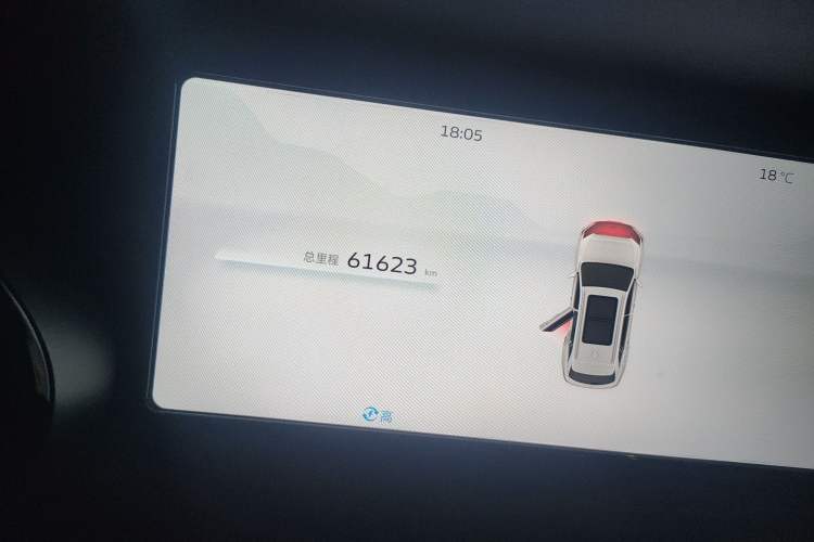 Used Geely Auto Monjaro L 2022 1.5T Leishen Hi·F Plug-in Hybrid Super Xun Odometer Close Up