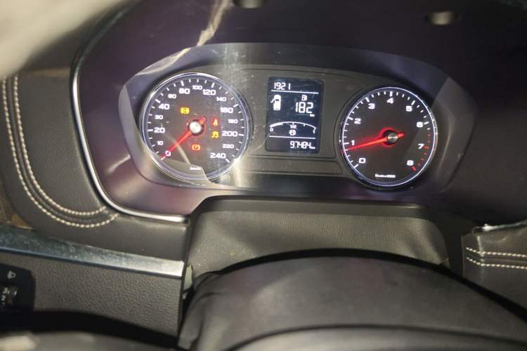 Used Roewe RX5 2016 20T Two-Wheel Drive Manual Flagship Edition Odometer Close Up