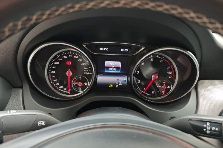 Used Mercedes-Benz CLA 2017 CLA 200 Sport Edition Odometer Close Up