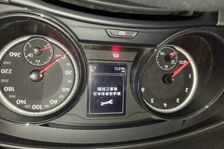 Used Volkswagen Teramont 2017 380TSI Four-Wheel Drive Luxury Edition Odometer Close Up