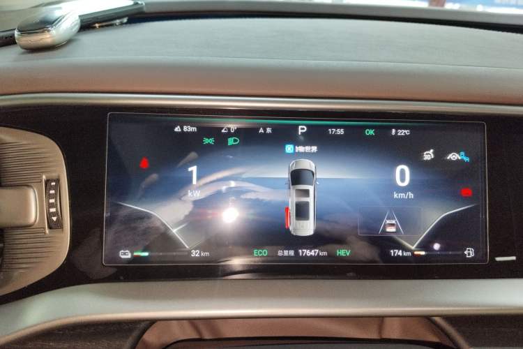 Used Denza D9 2024 DM-i 980 Four-Wheel Drive Prestige Model Instrument Cluster