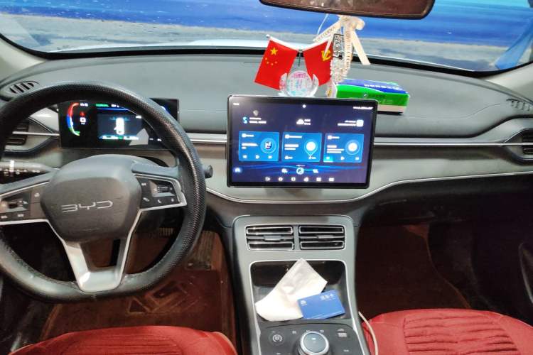 Used BYD Destroyer 05 2024 HONOR Edition DM-i 55KM Luxury Model Audio And AC Panel