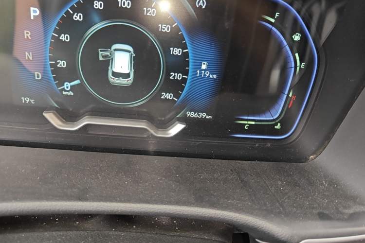 Used Hyundai Tucson 2021 Tucson L 1.5T DCT GLX Elite Edition Odometer Close Up