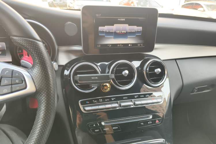 Used Mercedes-Benz C-Class 2016 C 200 Sport Edition 4MATIC Audio And AC Panel