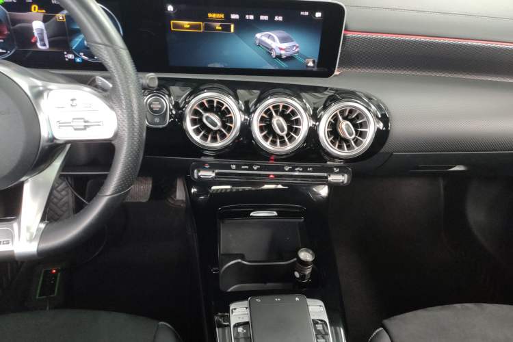 Used Mercedes-Benz A-Class 2020 A 200 L Sport Sedan Audio And AC Panel