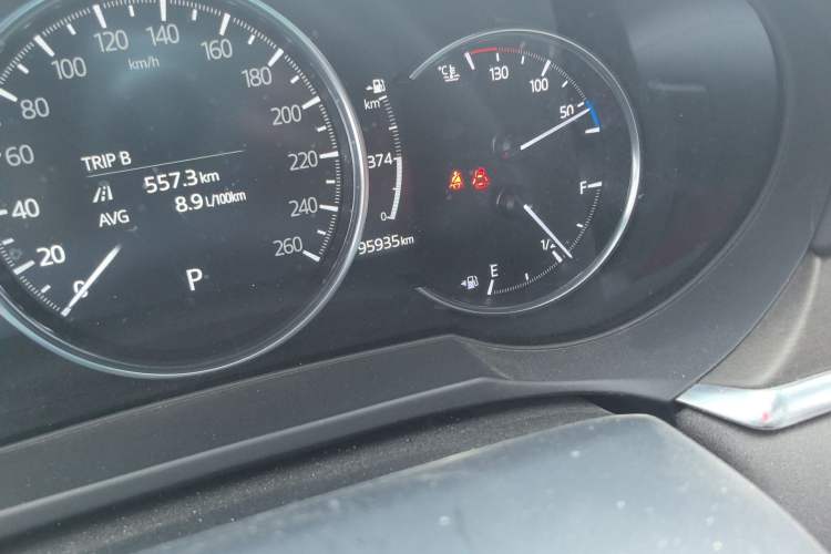 Used Mazda Atenza 2020 2.5L Sky Blue Prestige Edition Odometer Close Up