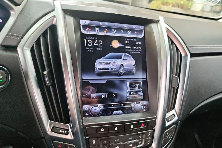 Used Cadillac SRX 2012 3.0L Elite Edition Audio And AC Panel