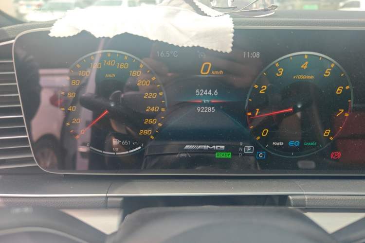 Used Mercedes-Benz GLE AMG 2020 AMG GLE 53 4MATIC+ Odometer Close Up