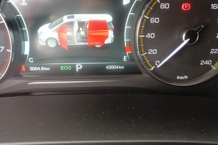 Used GAC Trumpchi M8 2021 Lingxiu Series 390T Luxury Edition Odometer Close Up